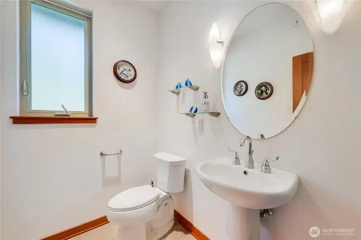 Powder room.