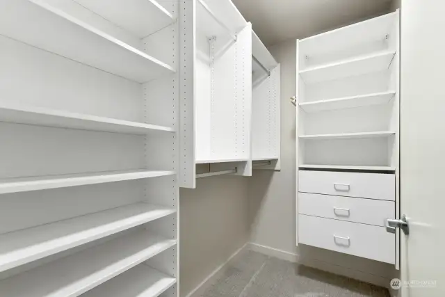 Both bedrooms have walk-in closets.