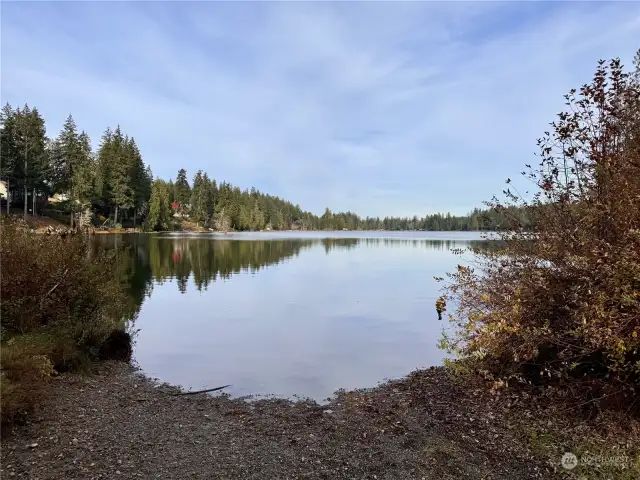 Public access for your boat at Trails End Lake.