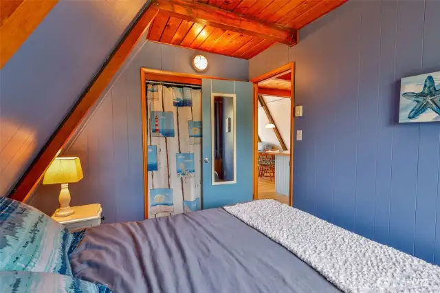 Bedroom facing west