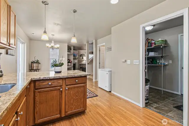 Kitchen And Pantry View