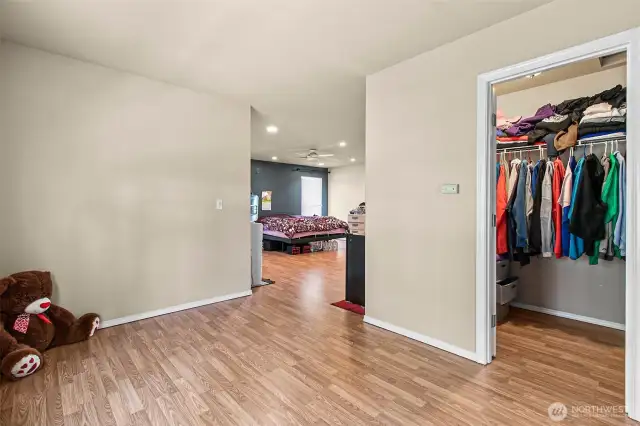 Main Bedroom Walk in Closets