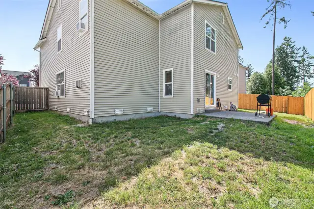 Fully Fenced Yard