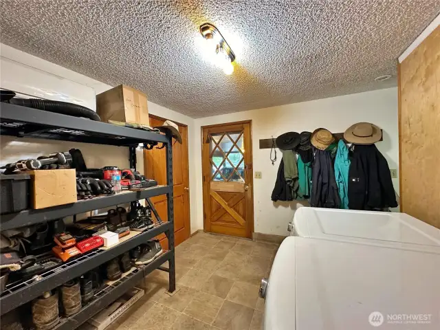 MUD Room off carport