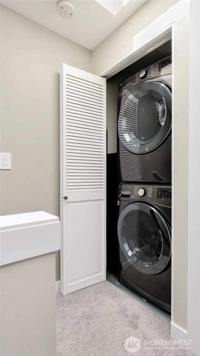 Laundry with new washer & dryer