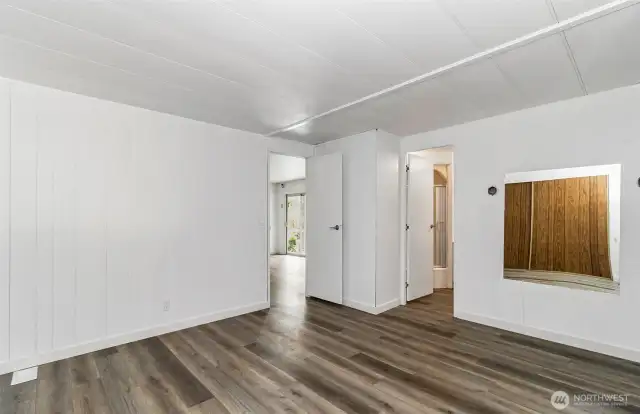 Spacious master bedroom