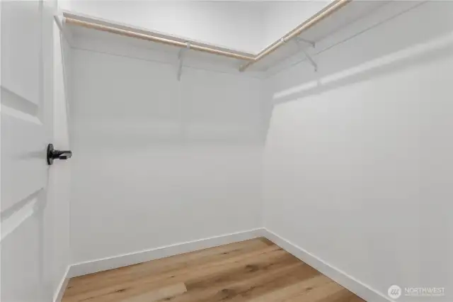 Walk-in closet.