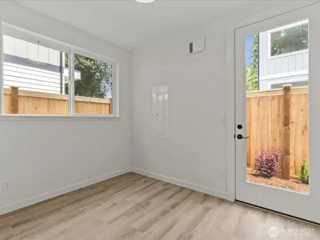 Rare main level bedroom, office or flex space! (model unit)