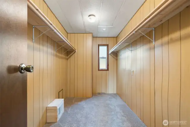 Primary Walk In Closet