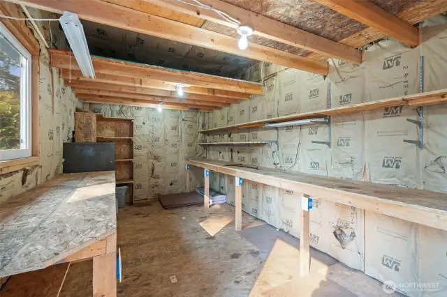 Interior of Shed