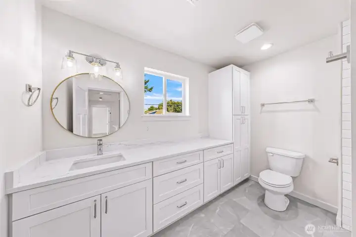 main house shared full bath upstairs