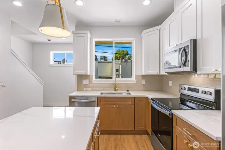Unit A kitchen