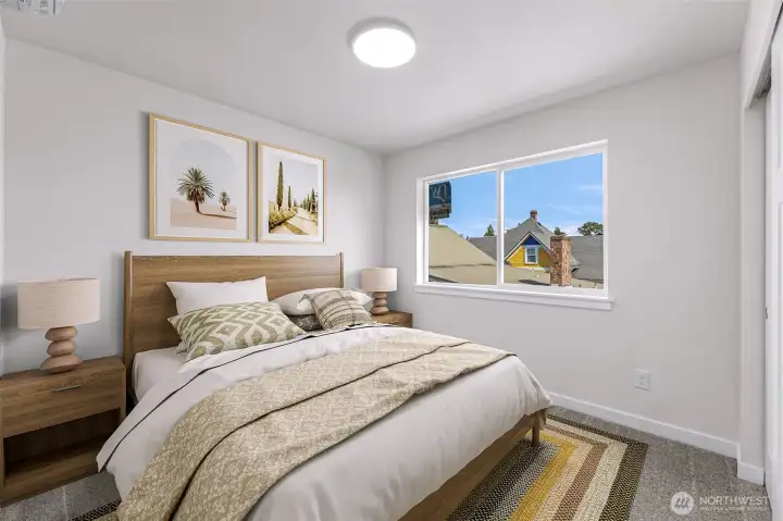 Unit A bedroom #1