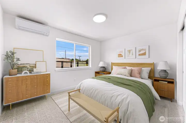 Unit A second bedroom