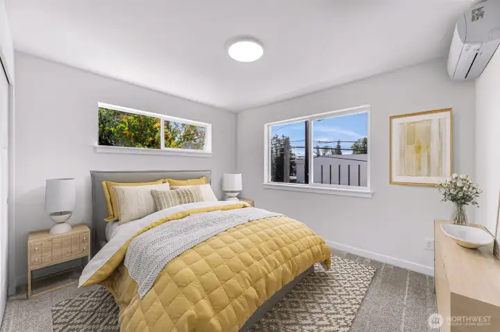 Unit B upstairs bedroom #1