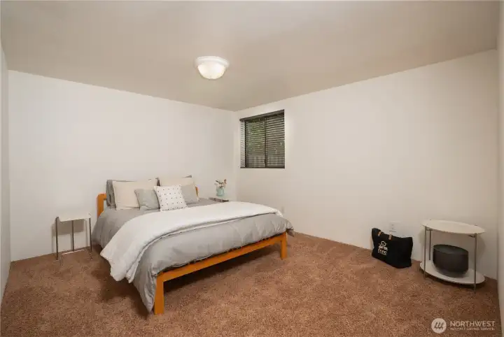 Spacious main floor bedroom