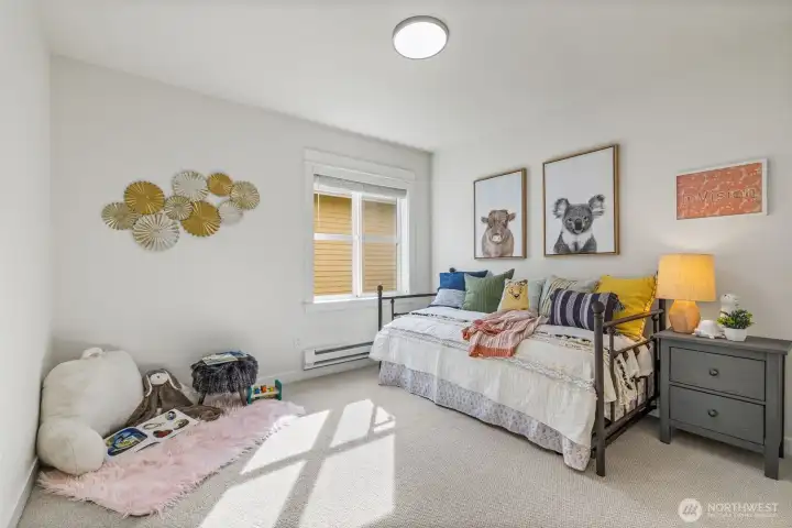 A bright and airy second bedroom haven