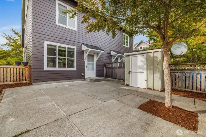 Easy patio access for pets, plants, and people