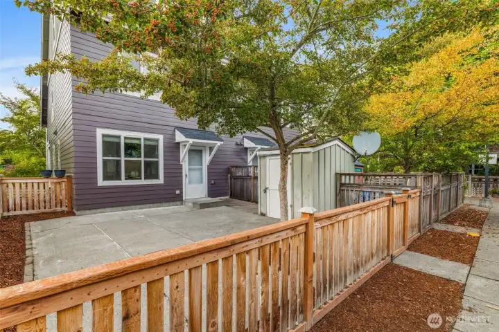 Another view of your private outdoor escape
