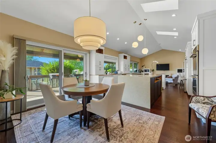 Kitchen w/eating area - facing family room