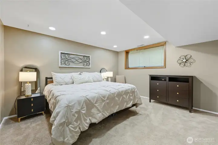 Secondary bedroom - lower level