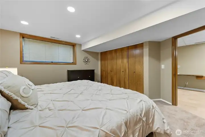 Secondary bedroom - lower level
