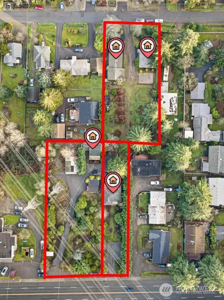 A huge piece of land that runs all the way from 15th NE to 16th.