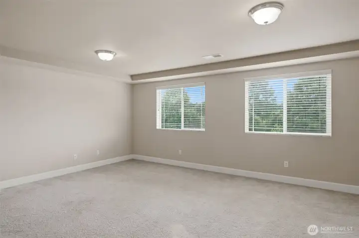 Spacious family room on 2nd level Spacious family room on 2nd level