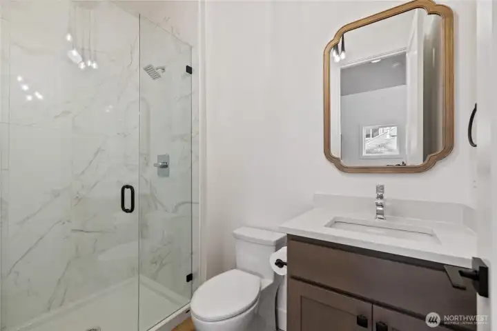 main floor 3/4 bath