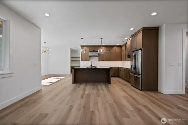 Top of the line finishes and lots of cabinet space