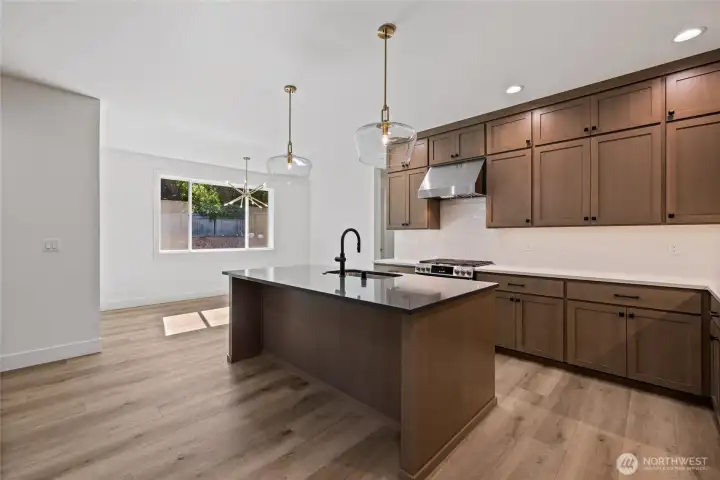 huge kitchen island