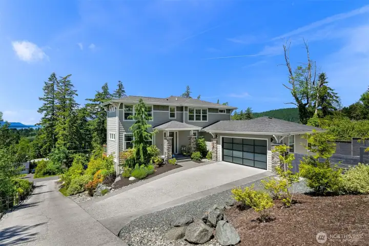 Custom home built in 2018 on beautiful Samish Hill
