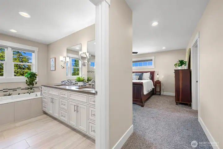 As you enter the spacious primary suite, you will immediately feel a sense of calm.