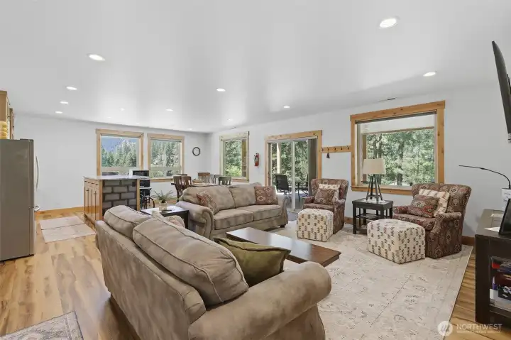 Living Room & Kitchenette ~ Lower Level