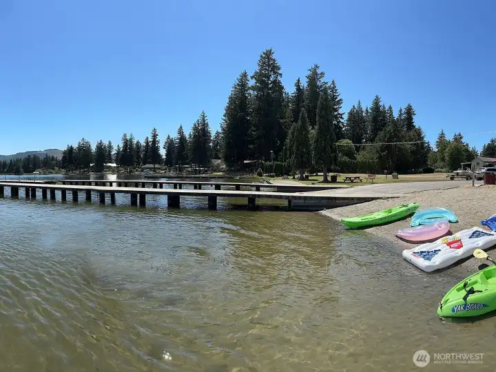 Boat launch and swimming areas Boat launch and swimming areas