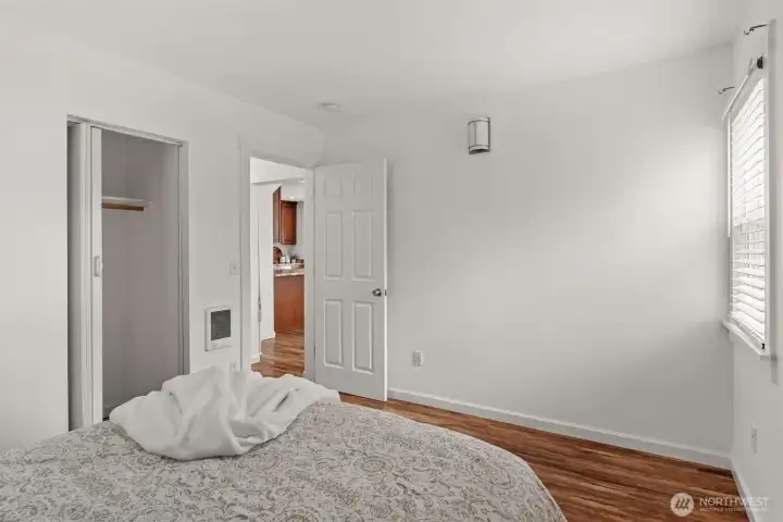 Bright, airy, and beautifully maintained. A tranquil primary bedroom that emphasizes the home’s smart footprint and relaxing ambiance. Bright, airy, and beautifully maintained. A tranquil primary bedroom that emphasizes the home’s smart footprint and relaxing ambiance.