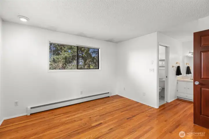 Updated 3/4 bath just off of primary