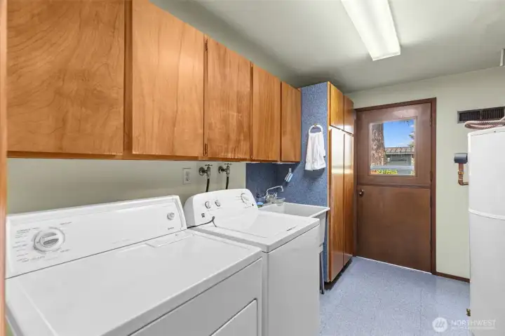 Laundry and Utility Room with Newer Boiler