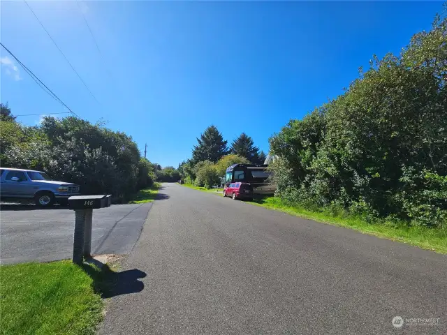 Neighborhood view on Auriga - parcel on Right.