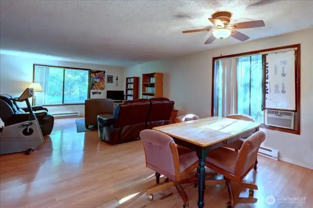 Living and dining area
