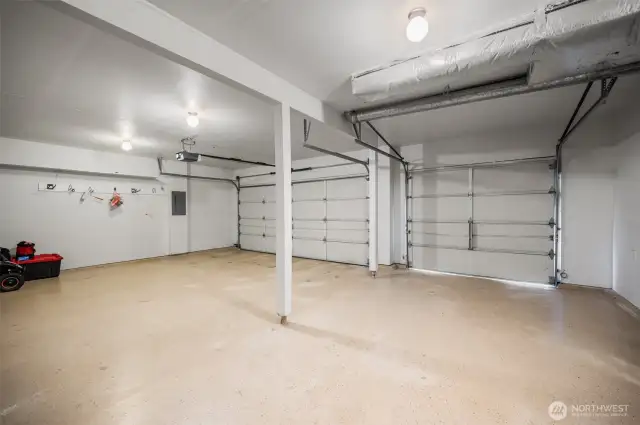 3-car garage