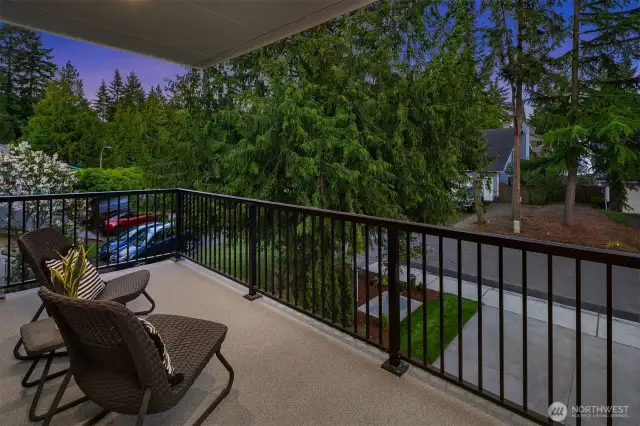 Private outdoor covered living area