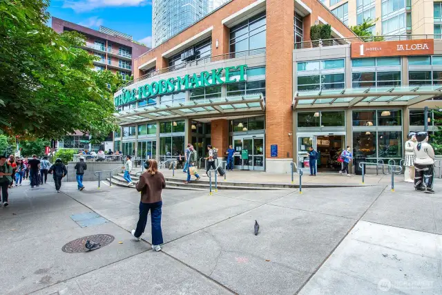Just an Elevator and a few steps to Whole Foods