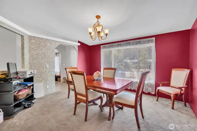 Formal dining room.