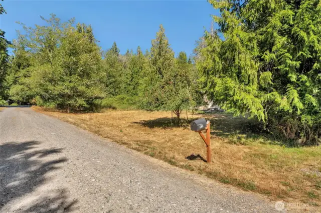 Located on a large 1.27 acre corner lot.
