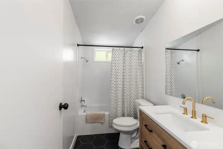 Fully remoded second bathroom