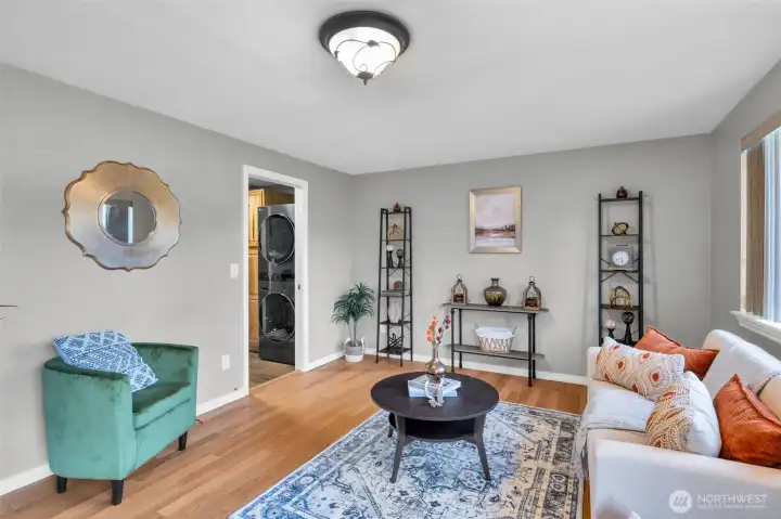 Enough room for large TV and Sectionals!