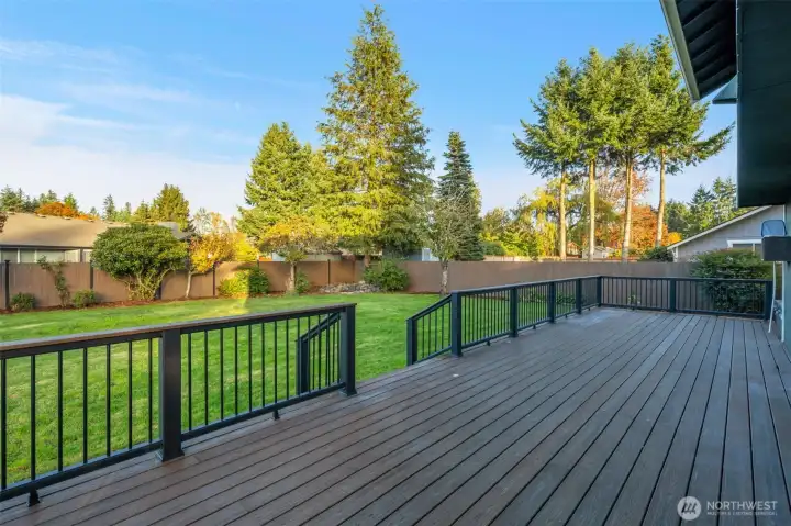 Easy access to back yard.