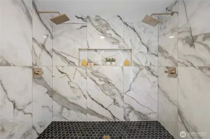 Custom Master double headed Shower