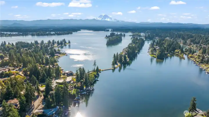 Aerial View of Lake Tapps